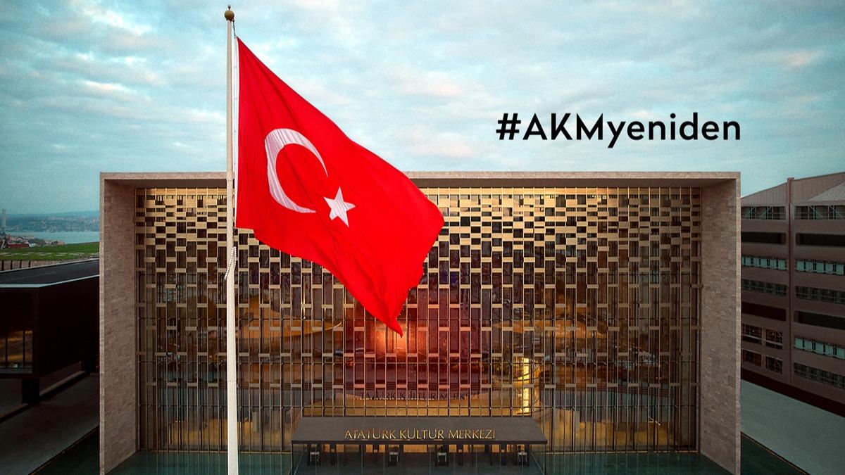 Cumhurbakan Erdoan'dan Atatrk Kltr Merkezi paylam