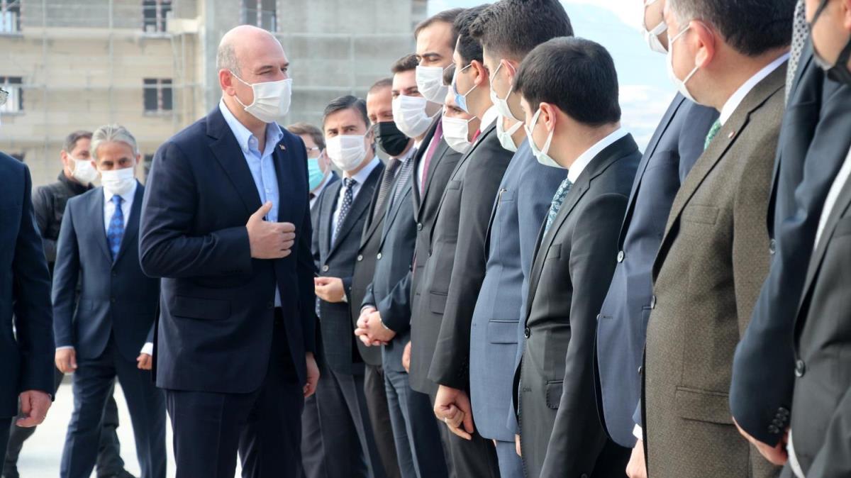 ileri Bakan Soylu gvenlik toplantsna katld 