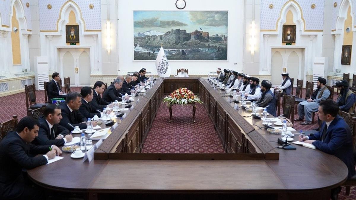 Trkmenistan Dileri Bakan Raid Meredov, Kabil'i ziyaret etti
