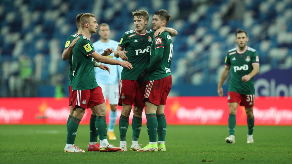 Lokomotiv Moskova son dakikalarda kazand