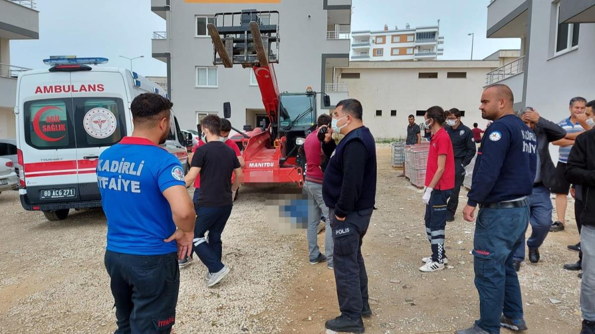 Geri manevra yapan vincin altnda kalan 58 yandaki adam hayatn kaybetti