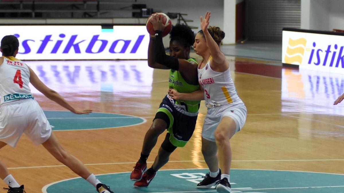 Nesibe Aydn, deplasmanda Bellona Kayseri Basketbol'u 85-76 ile geti