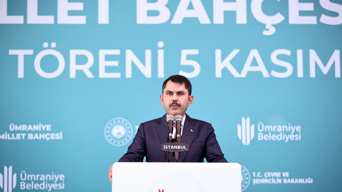 Bakan Kurum 'dnyada benzeri grlmemi' diye paylat! 67 milyon metrekareye ulat