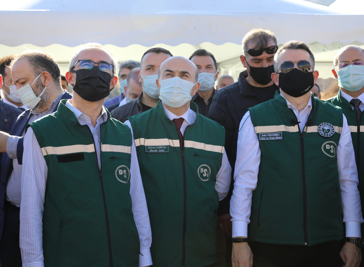 Il�su Prof. Dr. Veysel Ero�lu Baraj� a��l��� �ncesinde Bakan Pakdemirli taraf�ndan incelendi