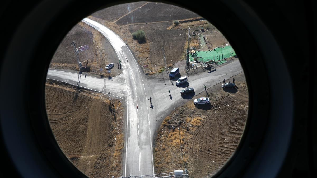 Kayseri'de hava destekli trafik denetimi