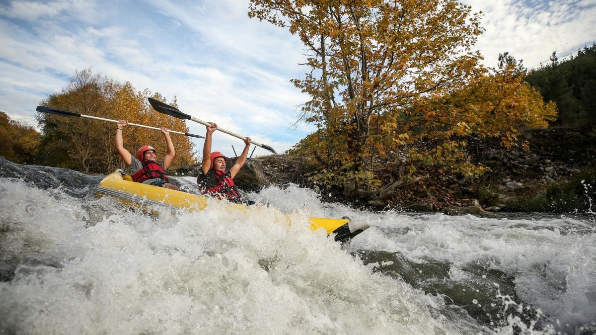 Rafting tutkunlarnn yeni gzdesi Kocasu Deresi