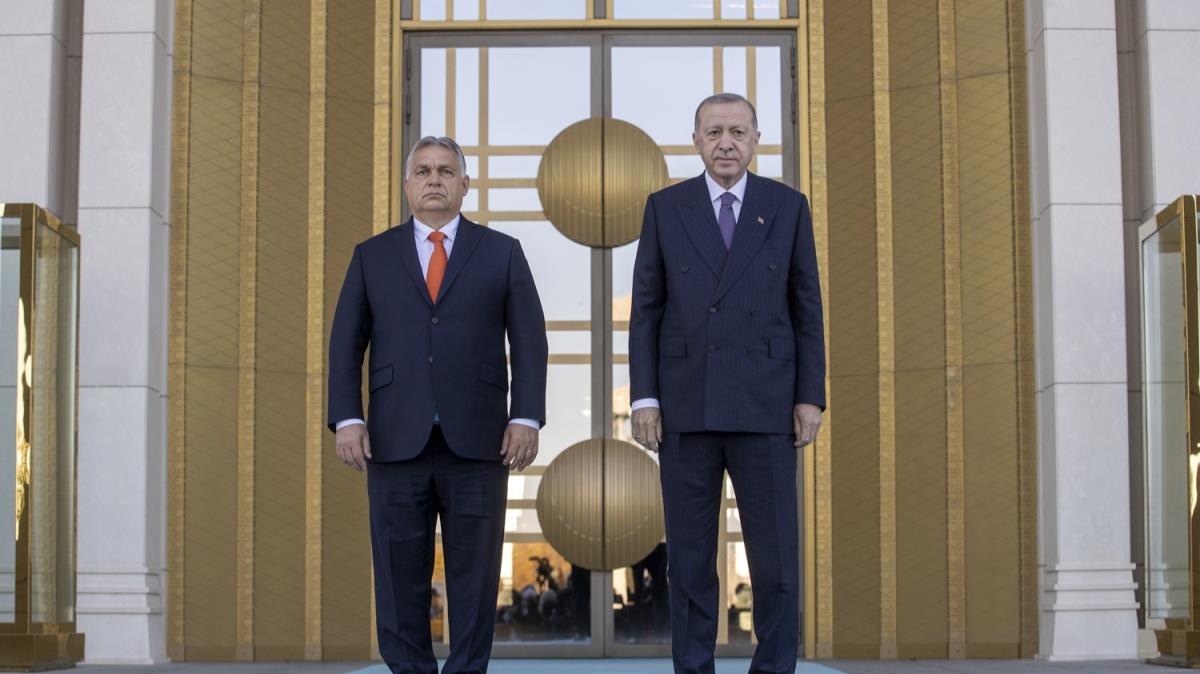 Cumhurbakan Erdoan, Macaristan Babakan Orban' resmi trenle karlad