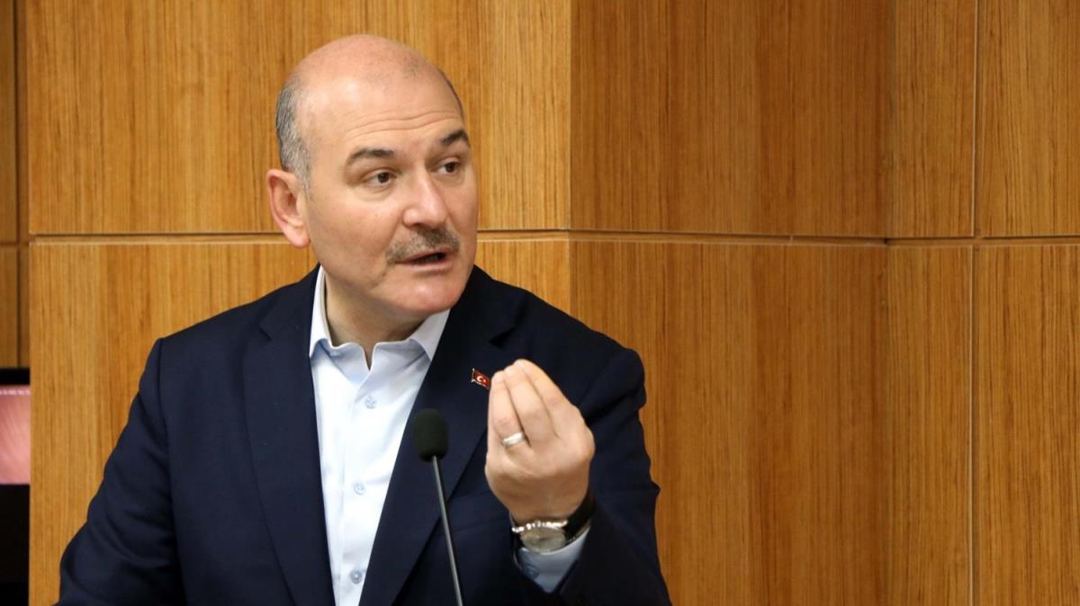 Bakan Soylu: Cumhurbakanmz elinin tersiyle itti
