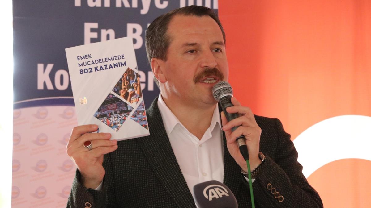 Memur-Sen Genel Bakan Yaln'dan Kldarolu'na tepki: nce emekiyle helalle
