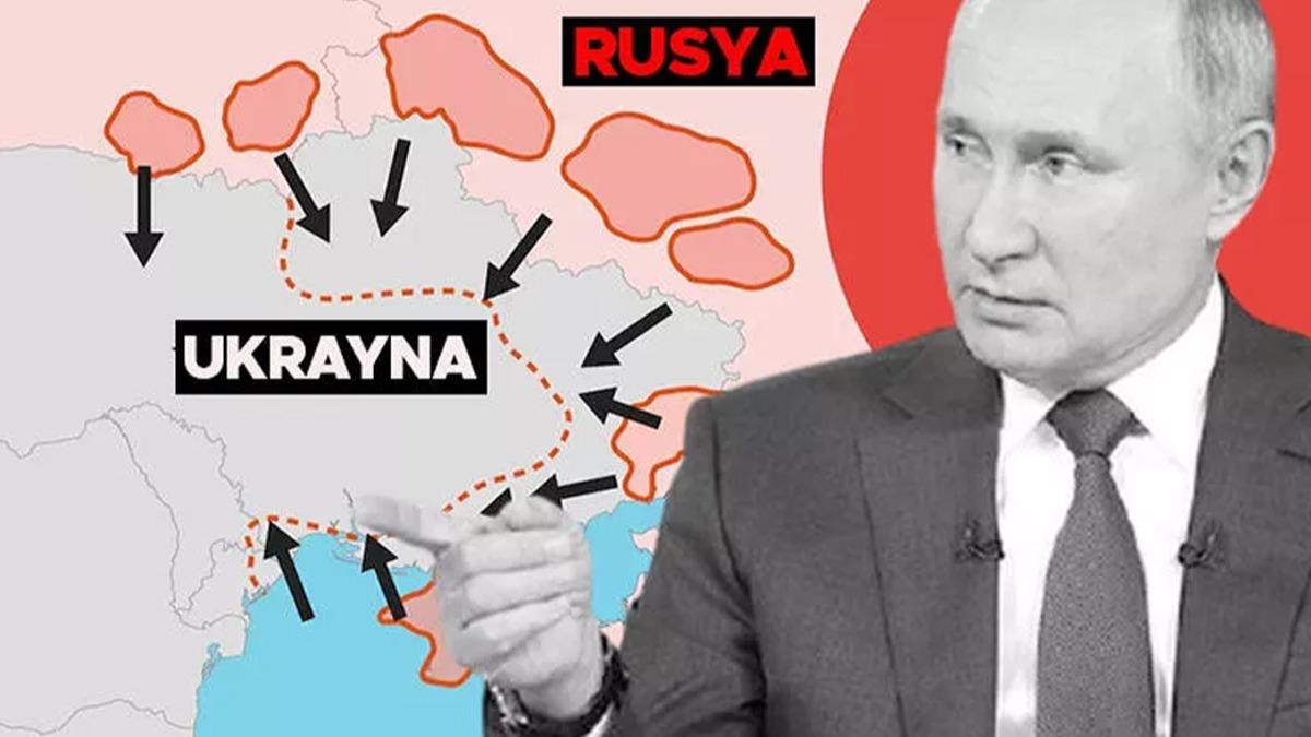 Harita ortaya kt! Putin byle saldracak