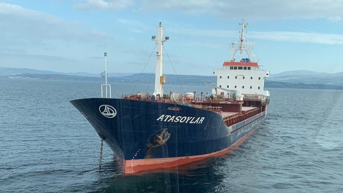 Ukrayna'dan Trkiye'ye gelen gemi arzaland