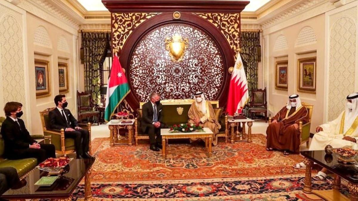rdn Kral Abdullah, Bahreyn ile Filistin meselesini grt
