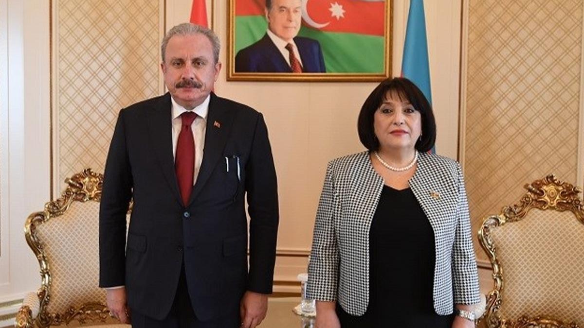 TBMM Bakan entop, mevkida Gafarova ile bir araya geldi