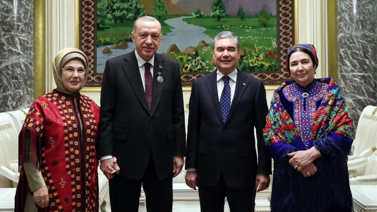 Emine Erdoan'dan ''Trkmenistan'' paylam 