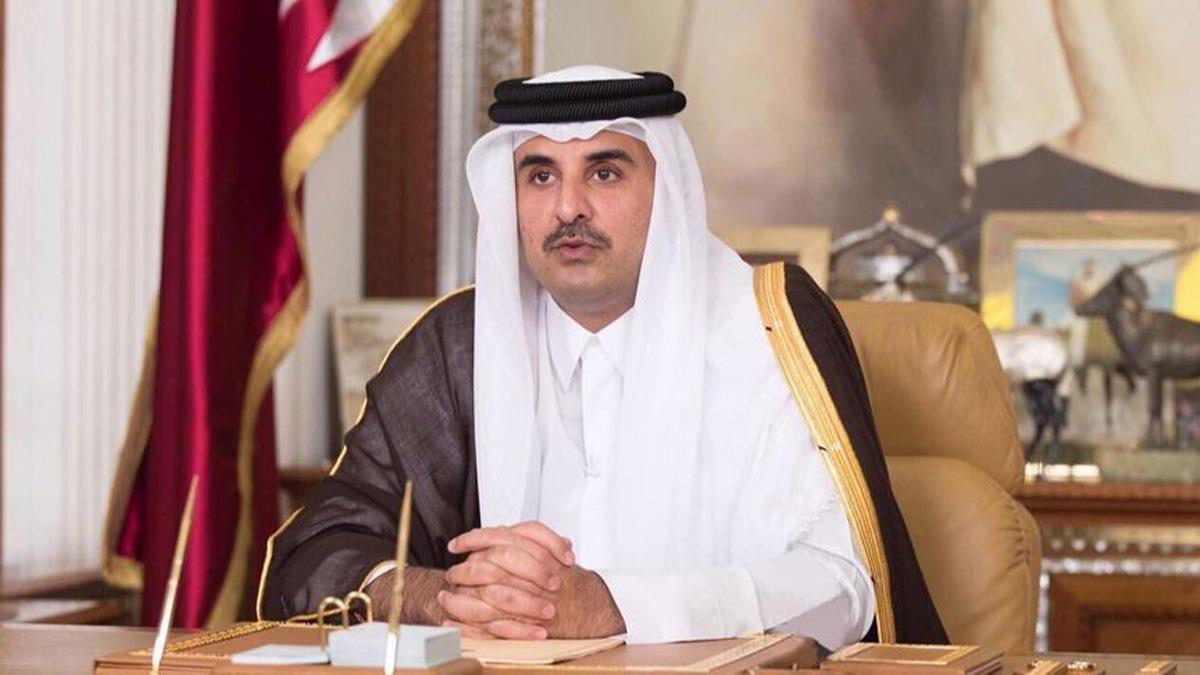 Katar Emiri Al Sani'den ''Lbnan'a her alanda yardma hazrz'' mesaj