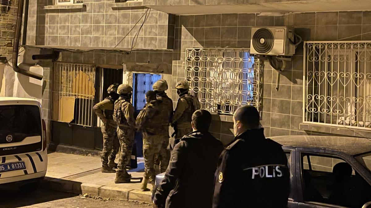 zmir'de hareketli anlar! zel harekat etkisiz hale getirdi