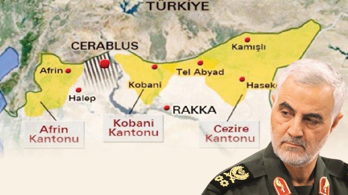 Suriye'de kirli oyun! PKK'nn terr kantonlarn ran kurdu