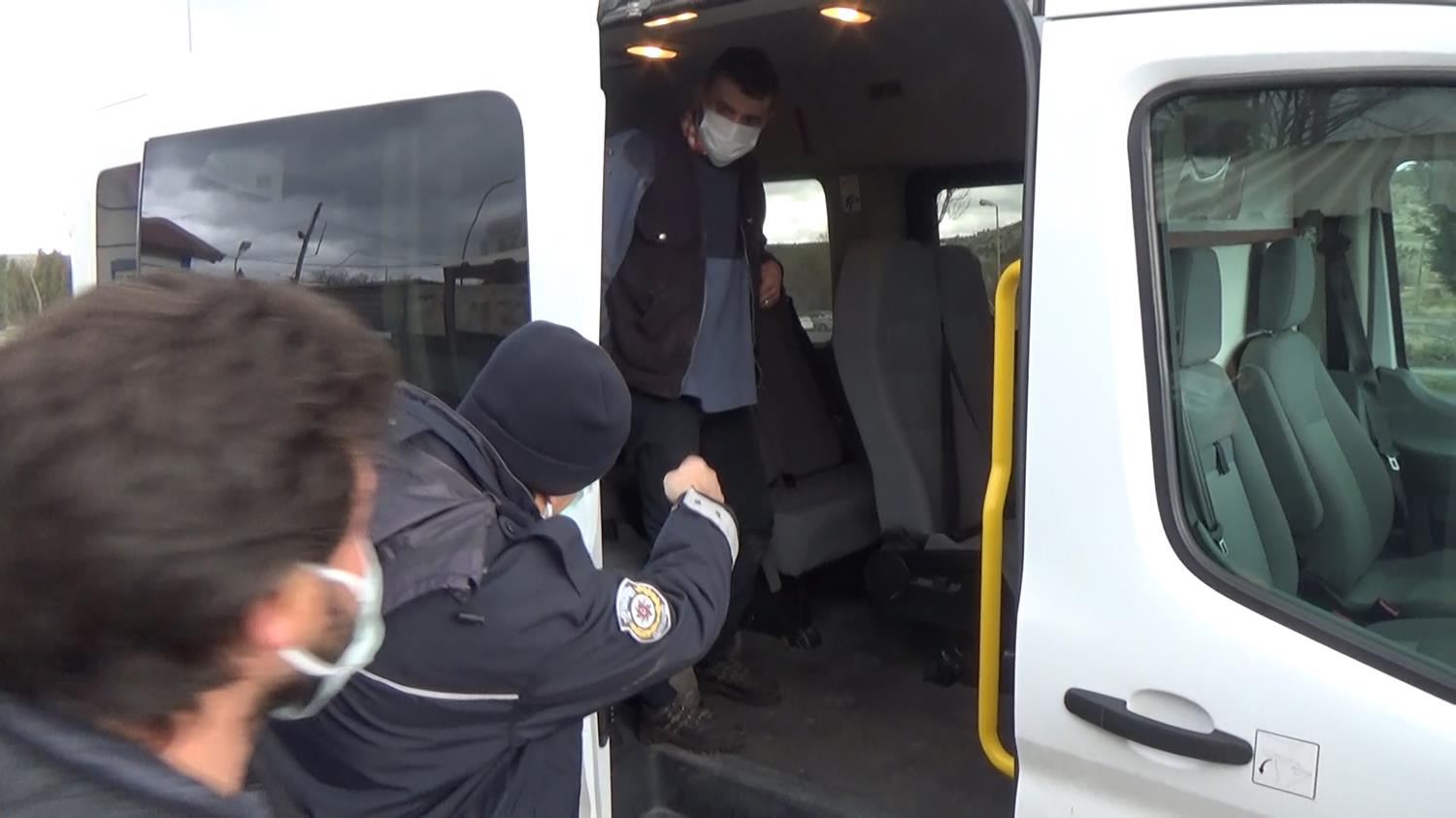 Karantinay� ihlal eden s�r�c� 2 kilometre sonra yakaland�