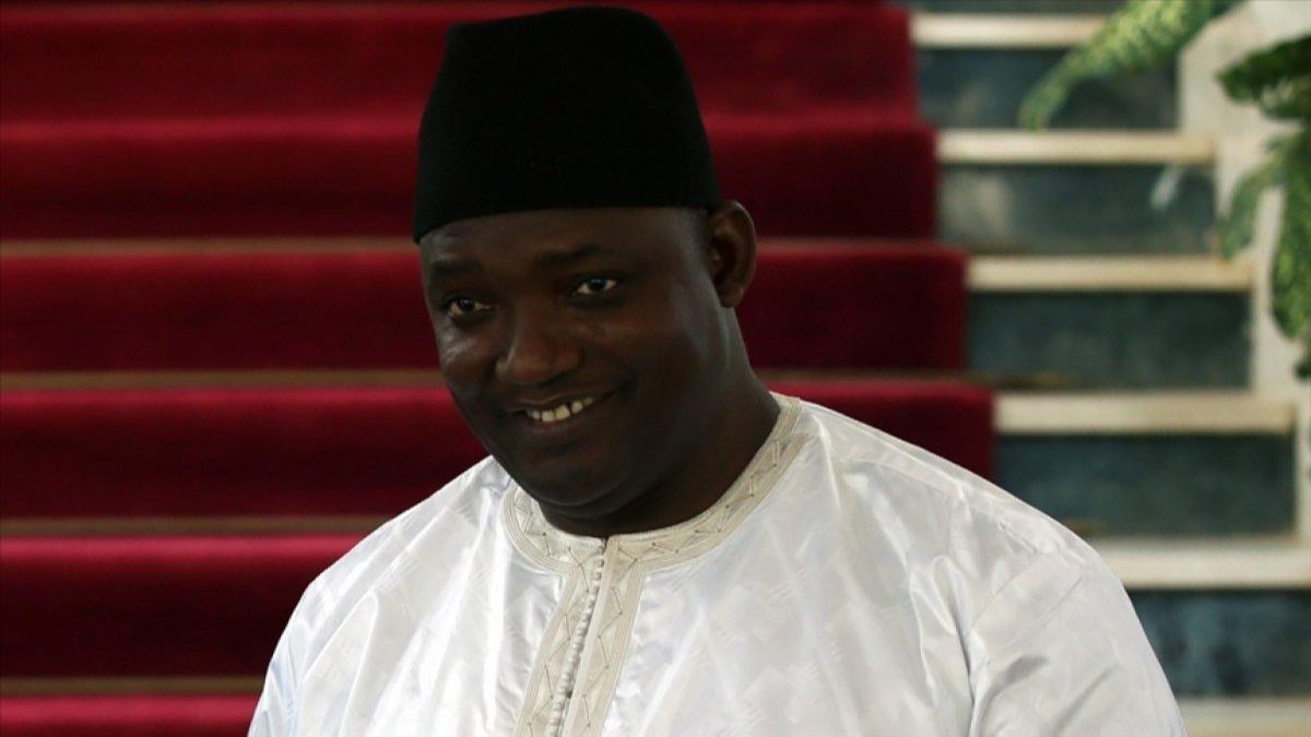 Gambiya'da Barrow yeniden Cumhurbakan seildi