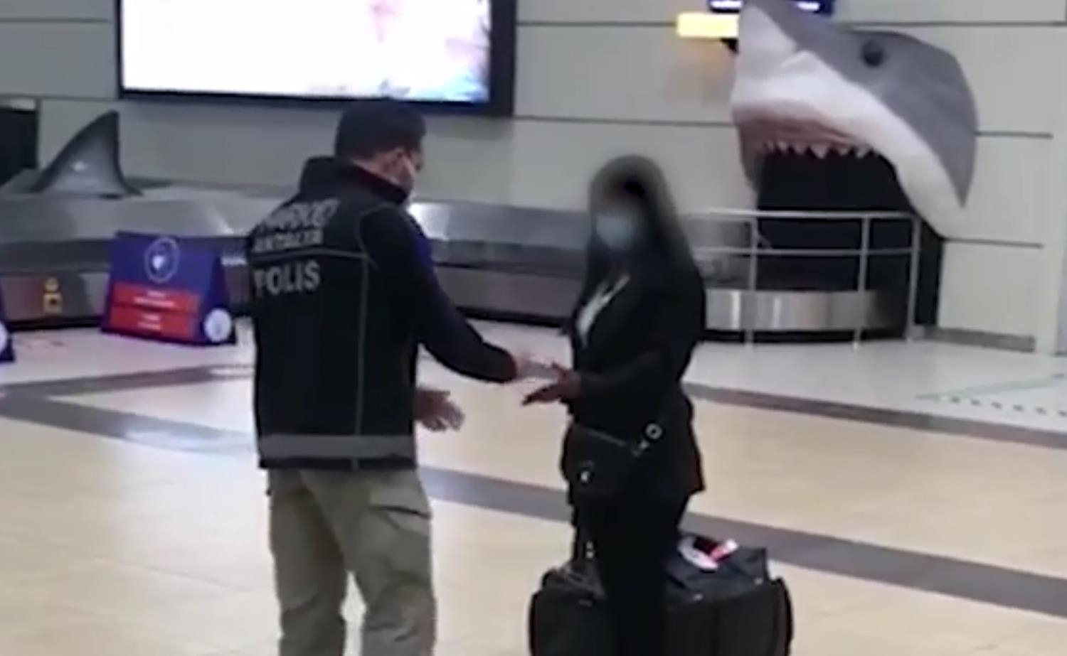 4,5 kilo kokainle havalimannda yakaland