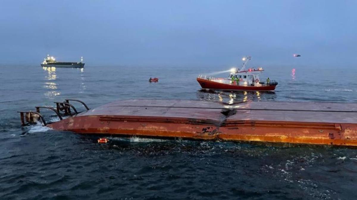 Baltk Denizi'nde iki kargo gemisi arpt