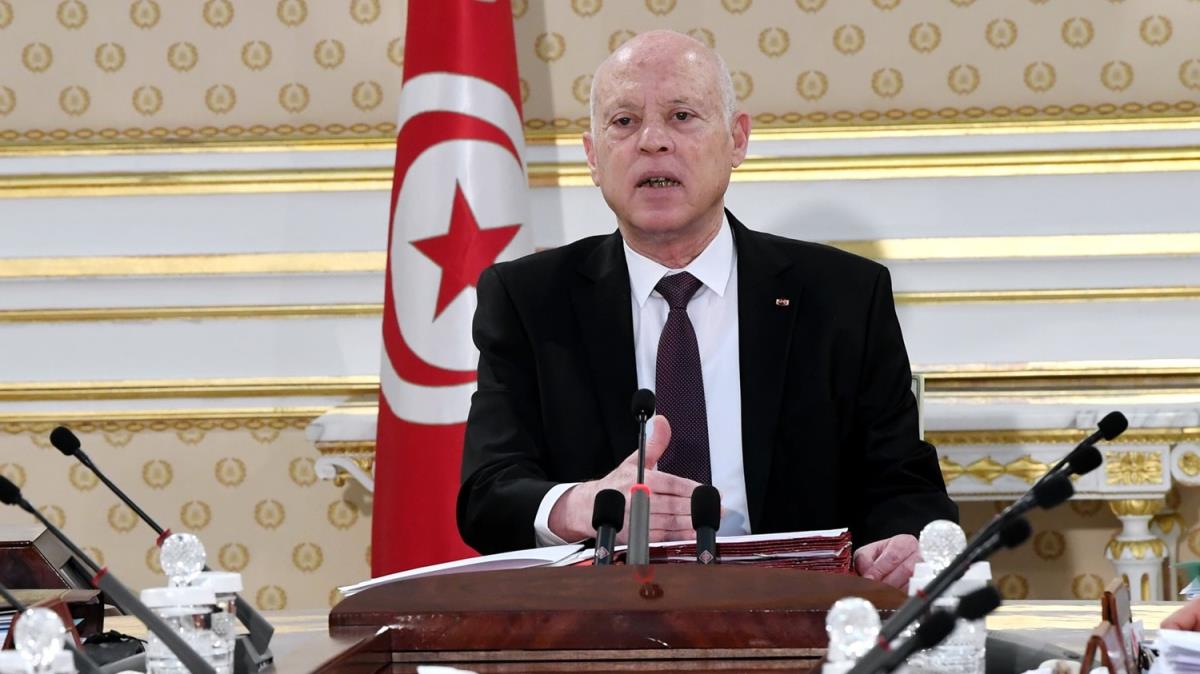 Tunus Cumhurbakan Said duyurdu: Erken genel seime gidilecek 