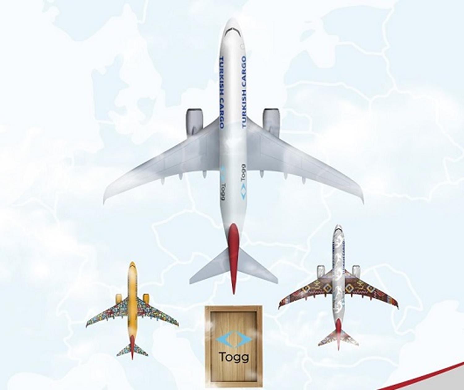 TOGG arac�n� ABD'ye Turkish Cargo ta��yacak