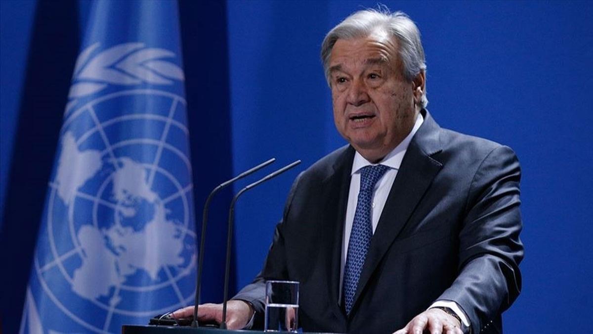 BM Genel Sekreteri Guterres: Sadece Lbnanllar, Lbnan'n sorununu zebilir