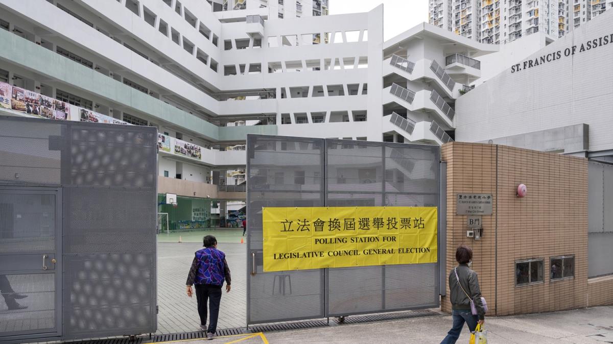 Hong Kong'da Yasama Meclisi seimine katlm oran yzde 30,2'de kald