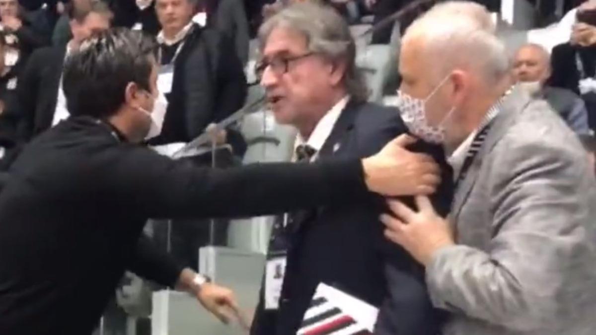 Beikta Genel Kurulu'nda gergin anlar! Ali Rza Dizdar salondan karld