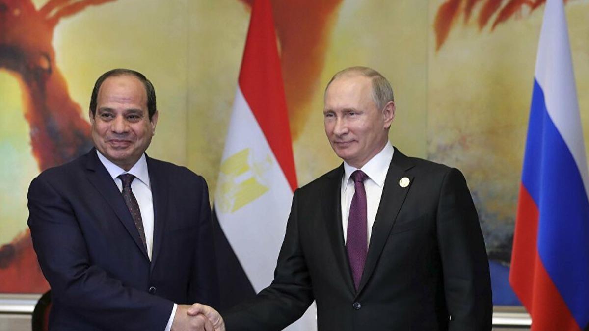 Rusya Devlet Bakan Putin ve Sisi, Libya'daki gelimeleri grt 