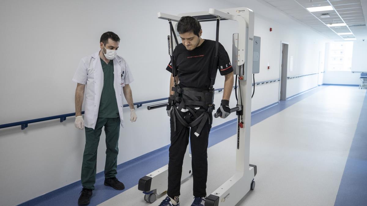 26 yanda fel geiren hasta 'robotik rehabilitasyon' ile salna kavutu