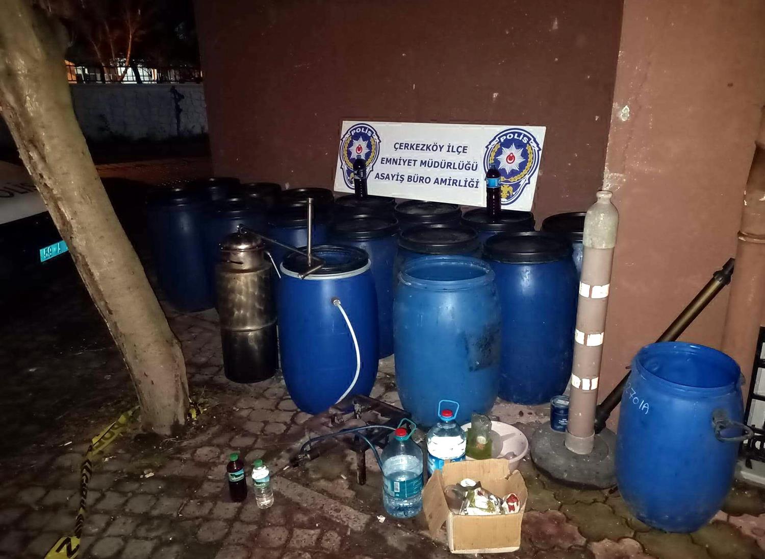 Tekirda�'da sahte i�ki operasyonu