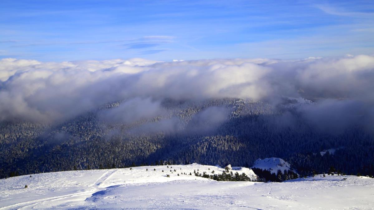 Ilgaz Da'nda kar kalnl 40 santimetreye yaklat