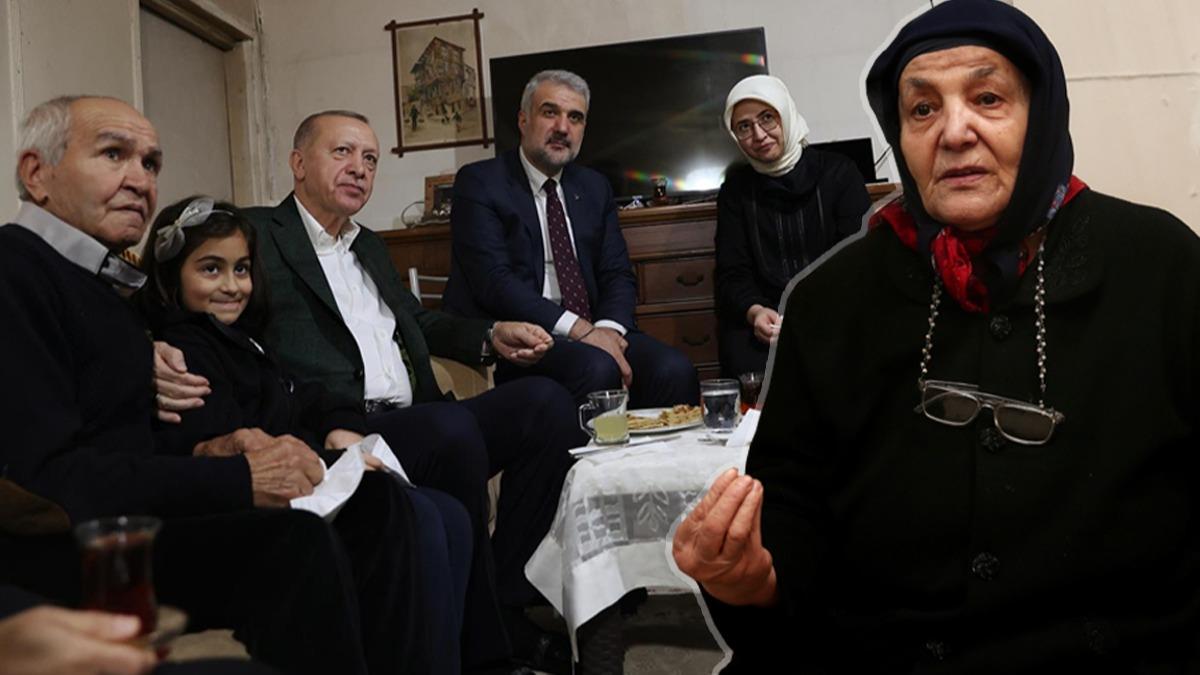 Hatem Teyze Bakan Erdoan'n ziyaretini anlatt: Liderimizin byklne, hassasiyetine, ahsiyetine hayran kaldk