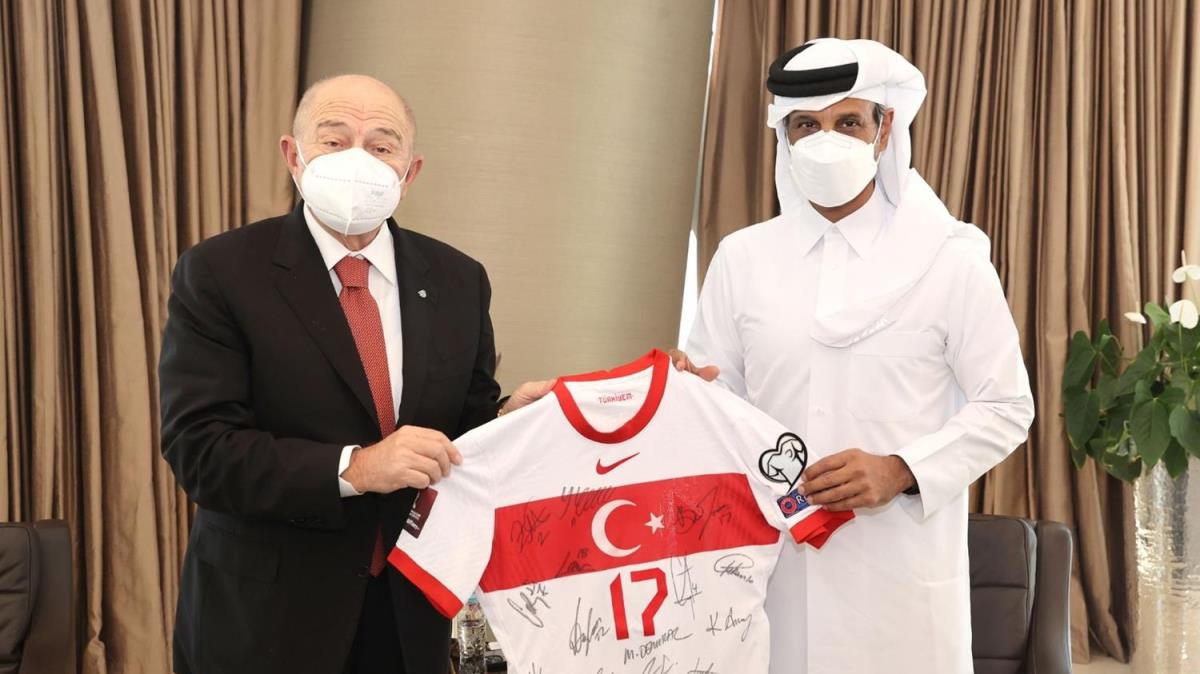 Nihat zdemir, Katar futbolunun patronunu ziyaret etti
