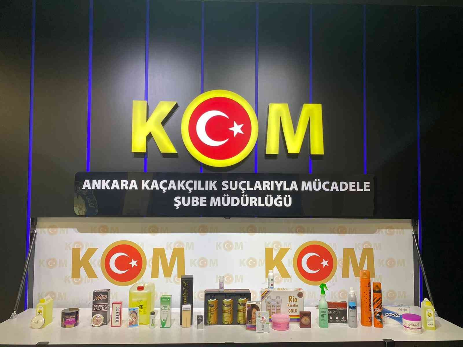 Ankara'da 137 bin 689 adet kozmetik �r�n ele ge�irildi