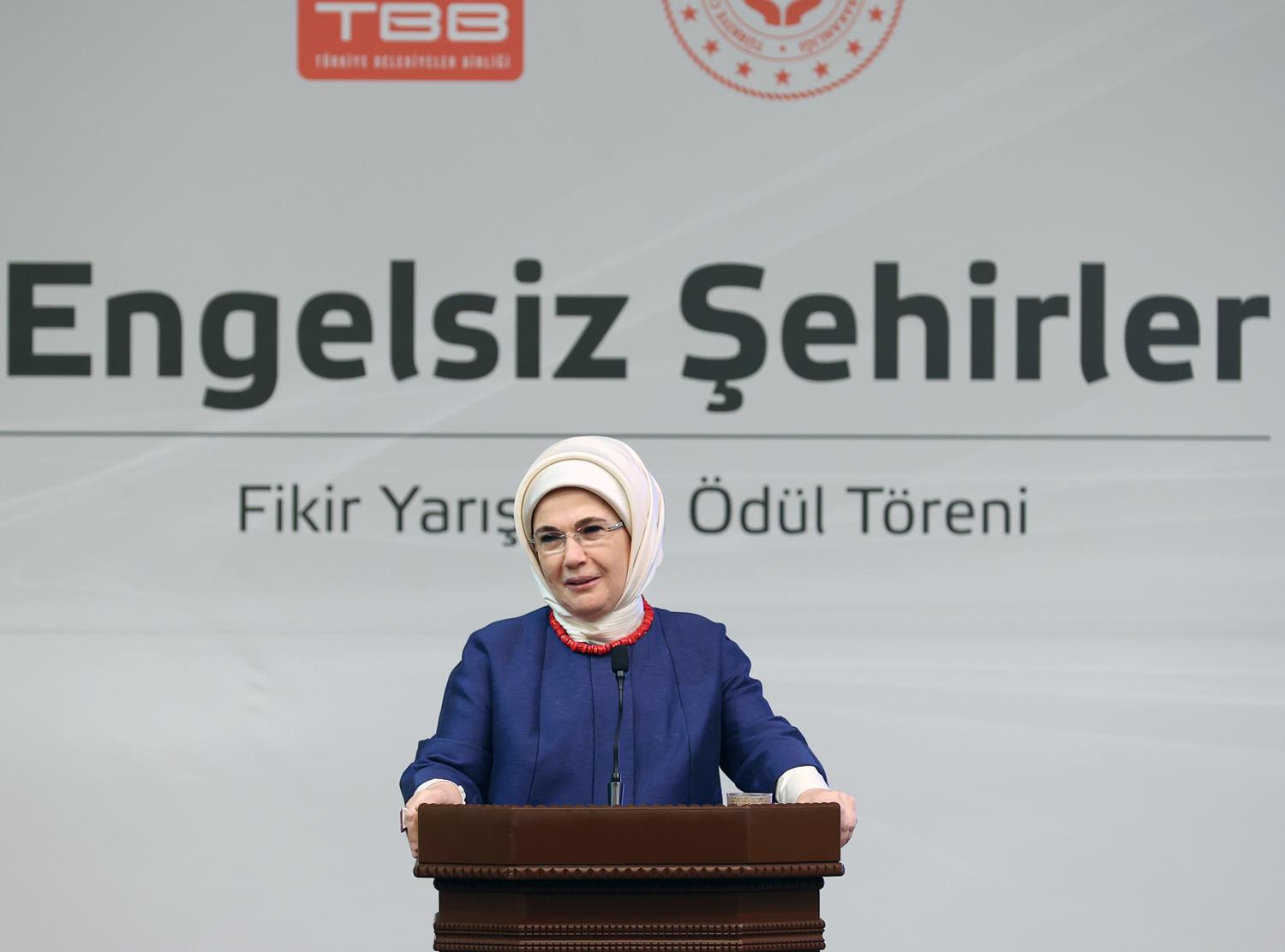 Emine Erdoan: Hedefimiz engelsiz Trkiye