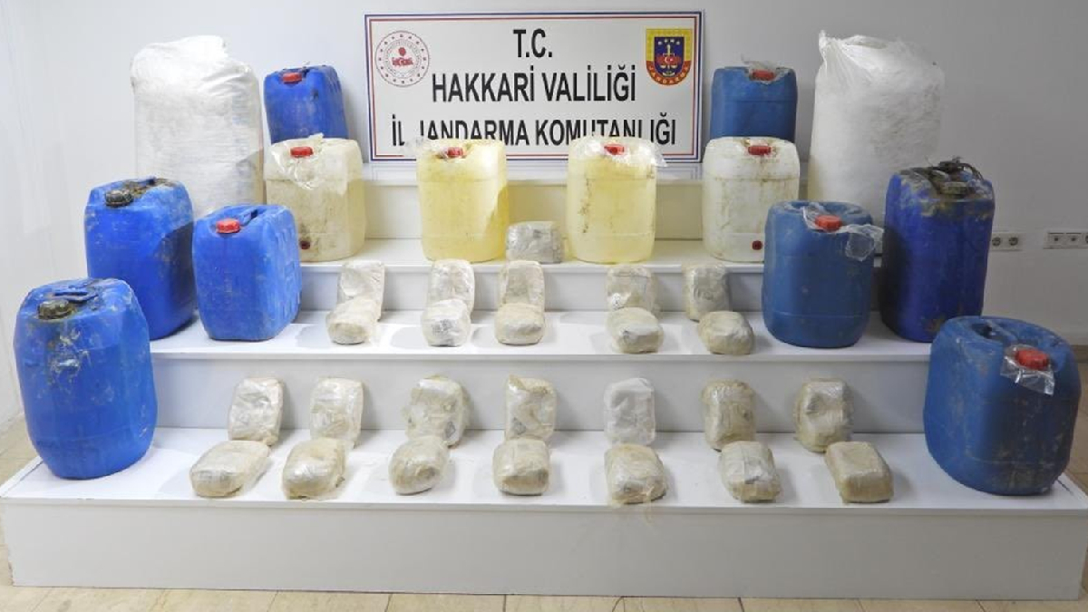 �HA destekli operasyonda 30 kilo eroin ele ge�irildi