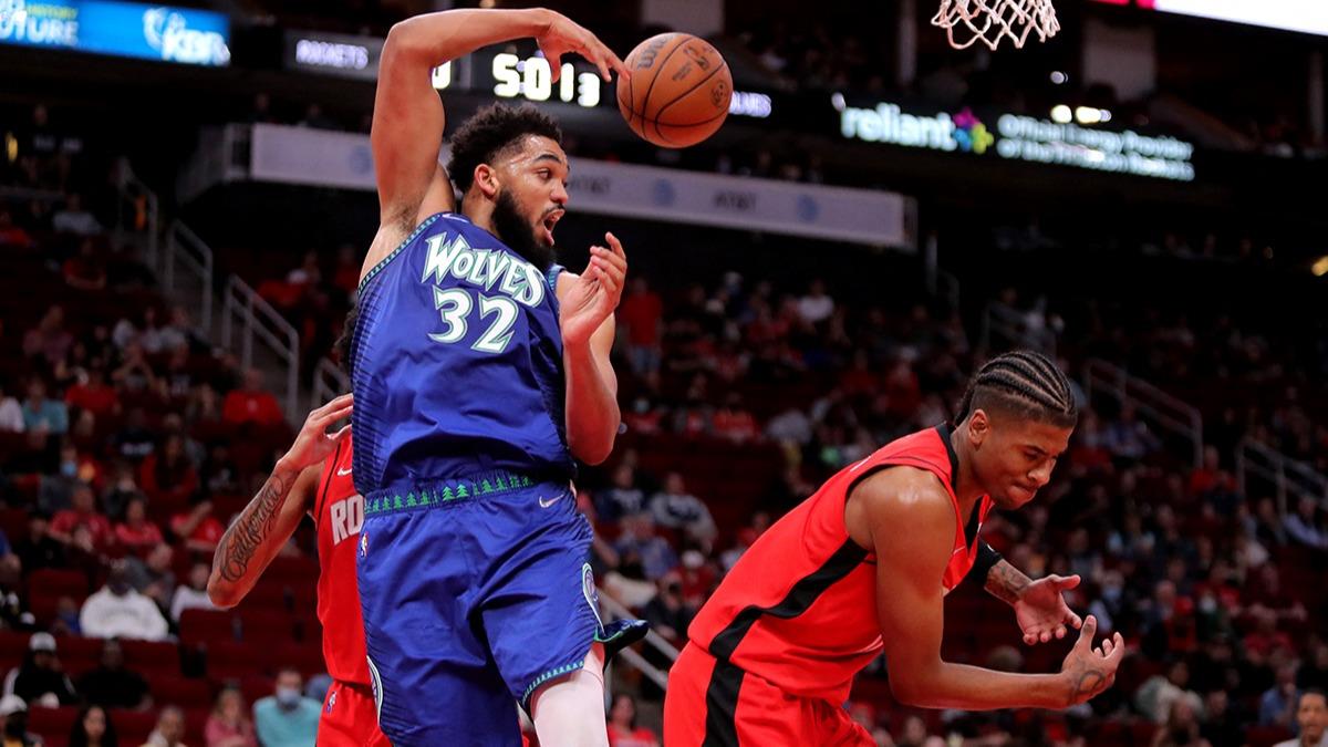 Karl Anthony Towns'tan Houston Rockets'a 40 say