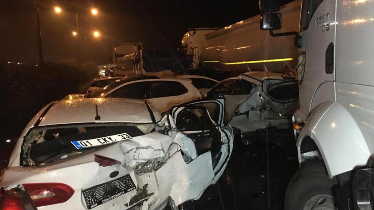 Gaziantep'te 11 aracn kart zincirleme kazada 8 kii yaraland 