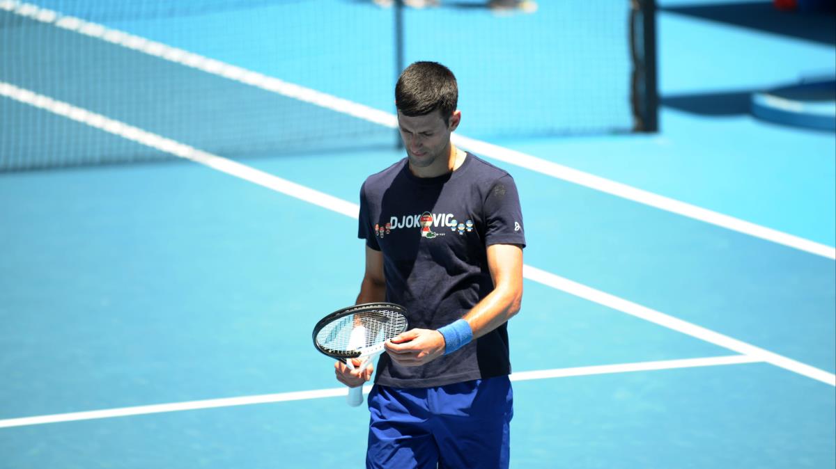 Djokovic, Avustralya vizesinin iptali sonrasnda ilk kez basn nnde alt