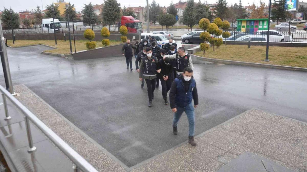 Karaman'da narkotik operasyonu: 12 tutuklama 