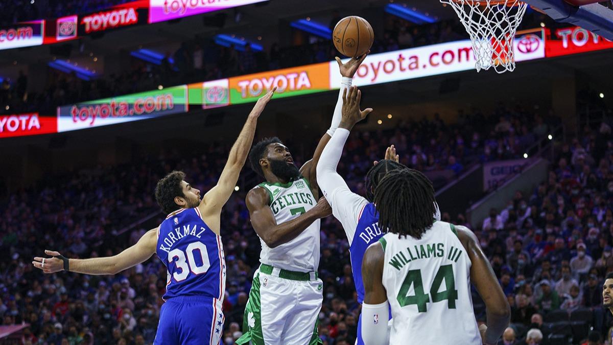 Furkan Korkmaz'n takm Philadelphia, Boston Celtics'i devirdi