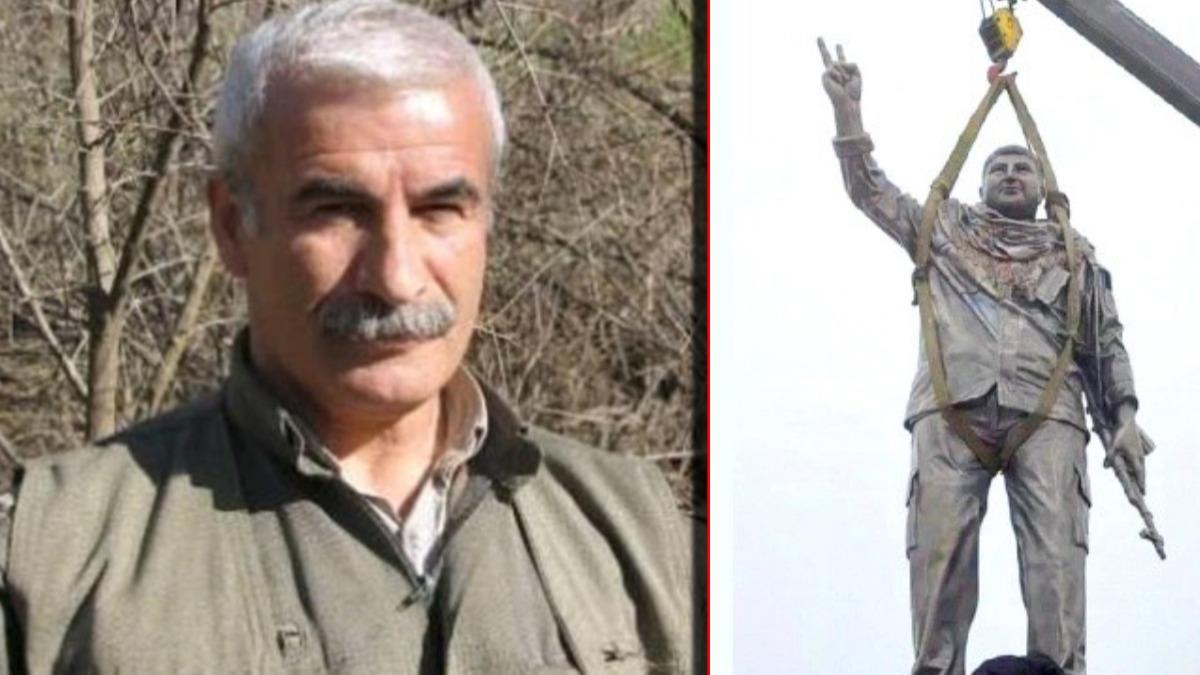 SHA'lar havaya uurmutu! PKK'l hainin heykelini dikmeye altlar