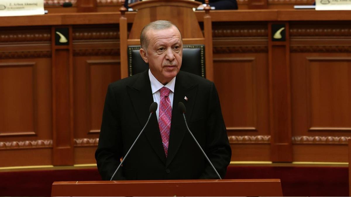 Cumhurbakan Erdoan: TURKOVAC as ile Arnavutluk'un yannda olacaz