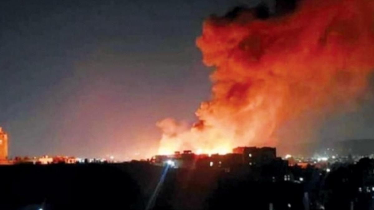 Arap koalisyon gleri Sana'ya hava saldrs dzenledi