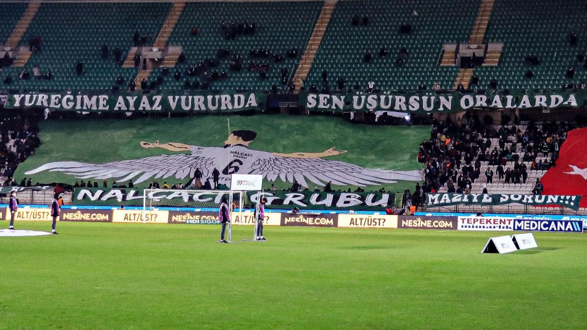 Konyaspor - Adana Demirspor ma ncesi Ahmet alk iin anma treni dzenlendi