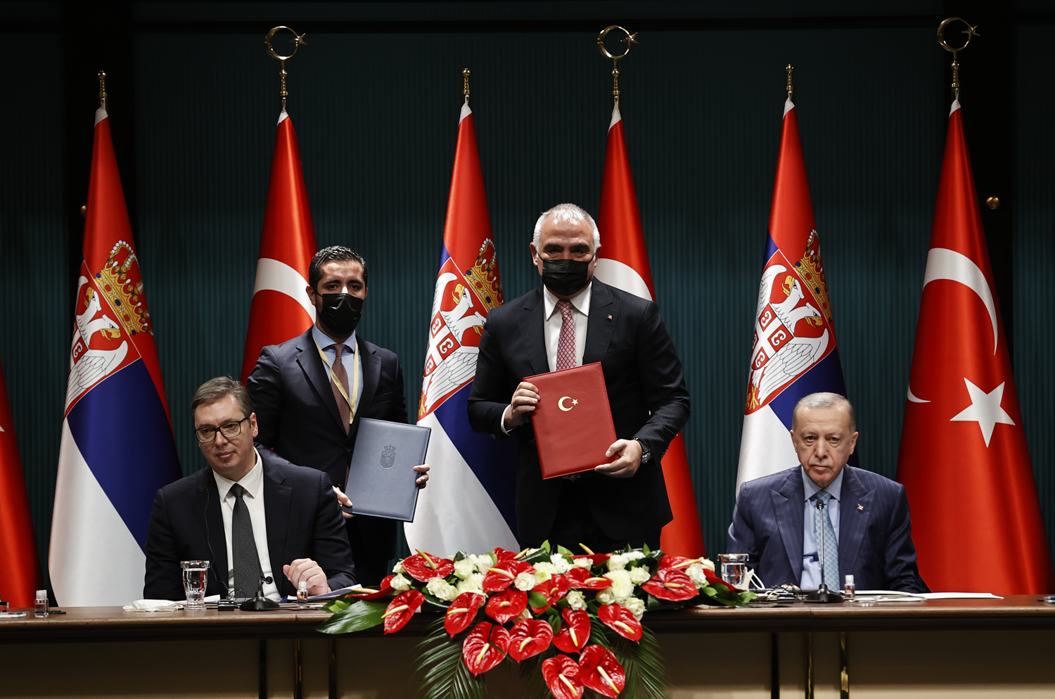 T�rkiye ile S�rbistan aras�nda 4 anla�ma imzaland�