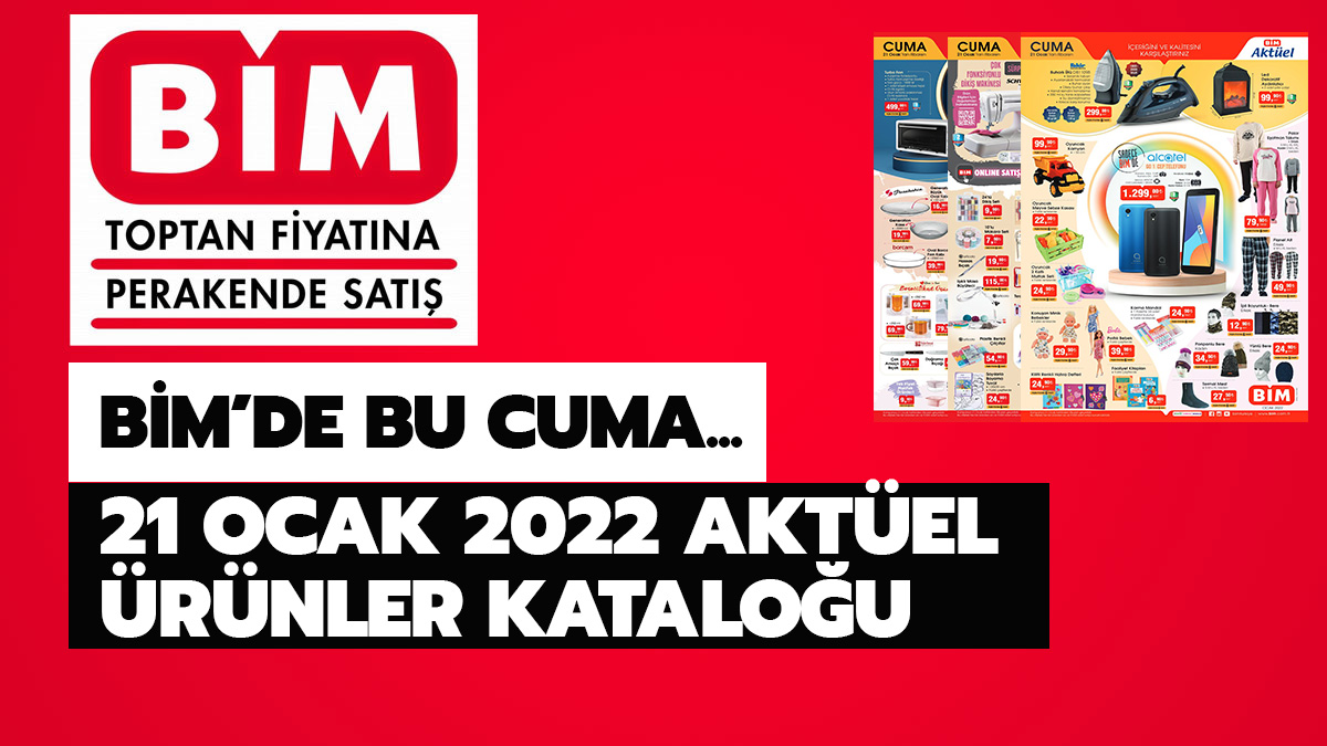 B�M'de bu cuma neler var? B�M 21 Ocak 2022 akt�el �r�nler katalo�u